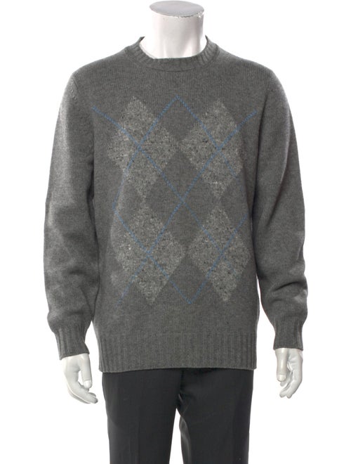 Brunello Cucinelli Cashmere Graphic Print Pullover