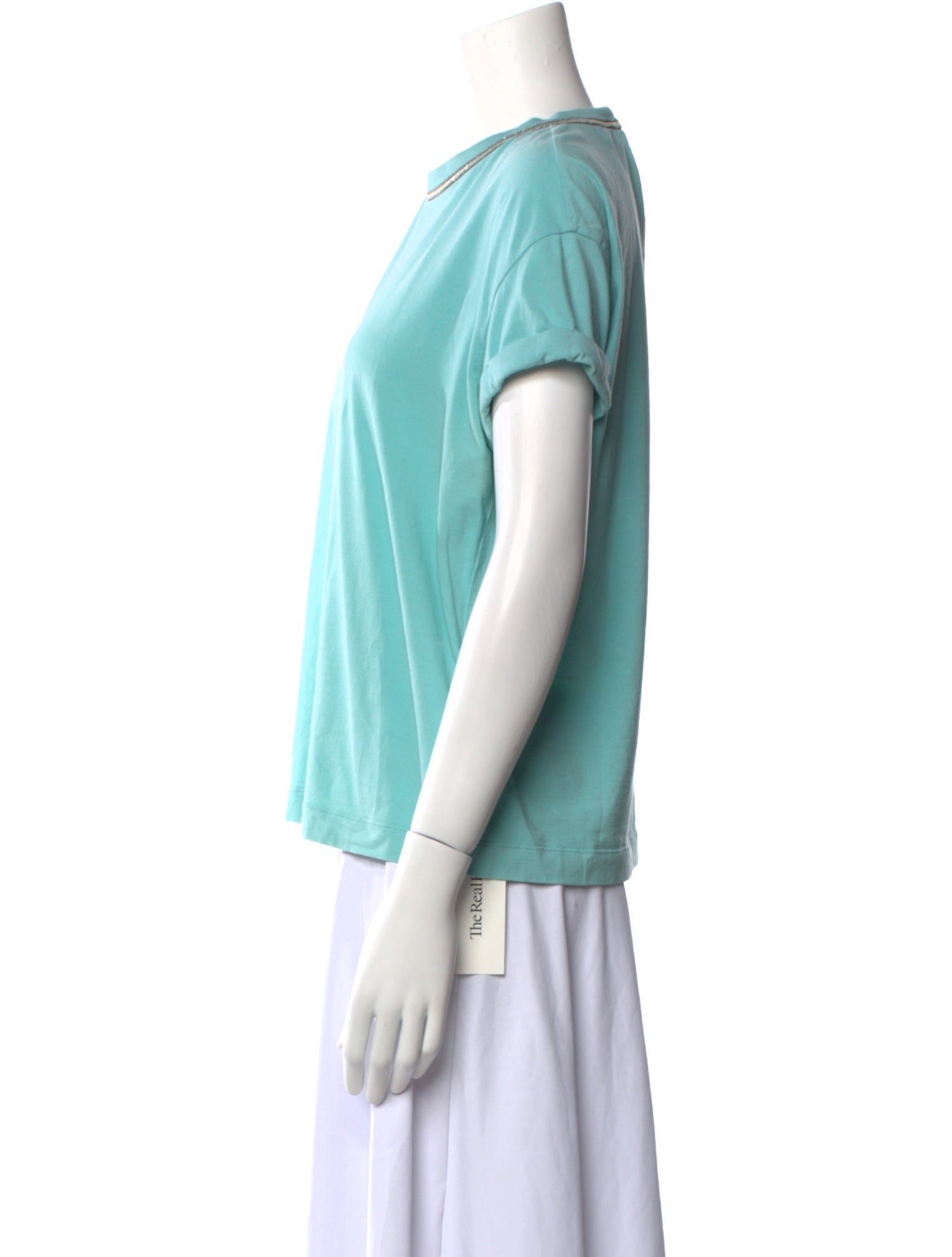 Brunello Cucinelli Scoop Neck Short Sleeve T-Shirt