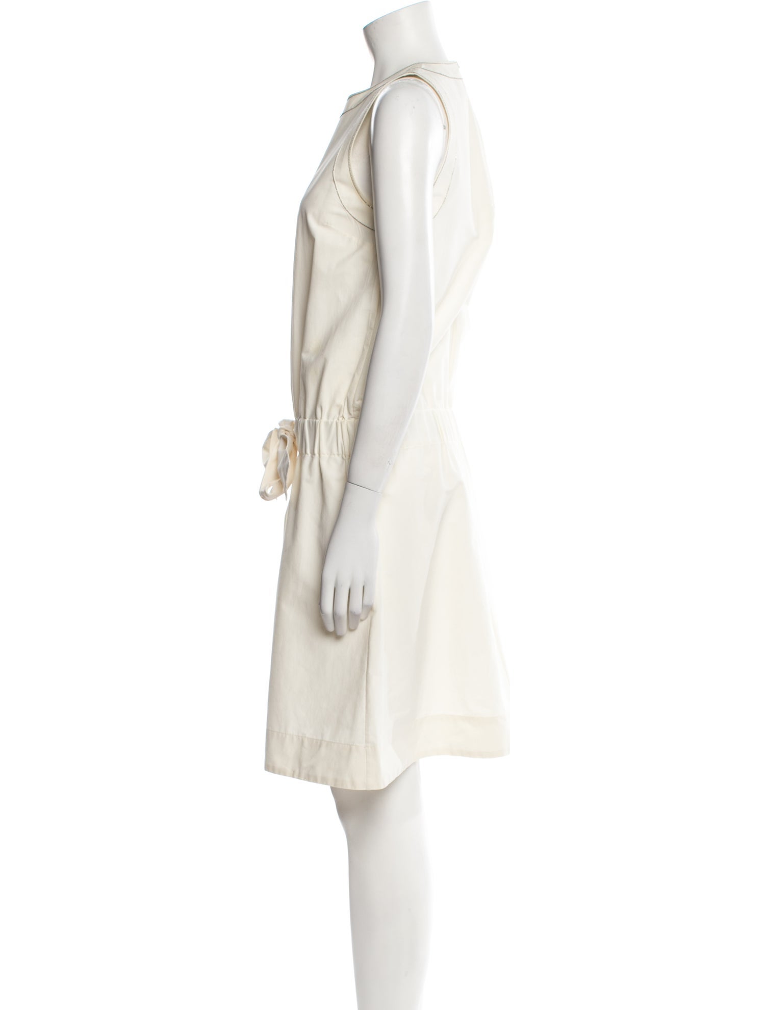 Brunello Cucinelli Crew Neck Knee-Length Dress