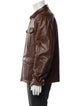 Brunello Cucinelli Leather Utility Jacket