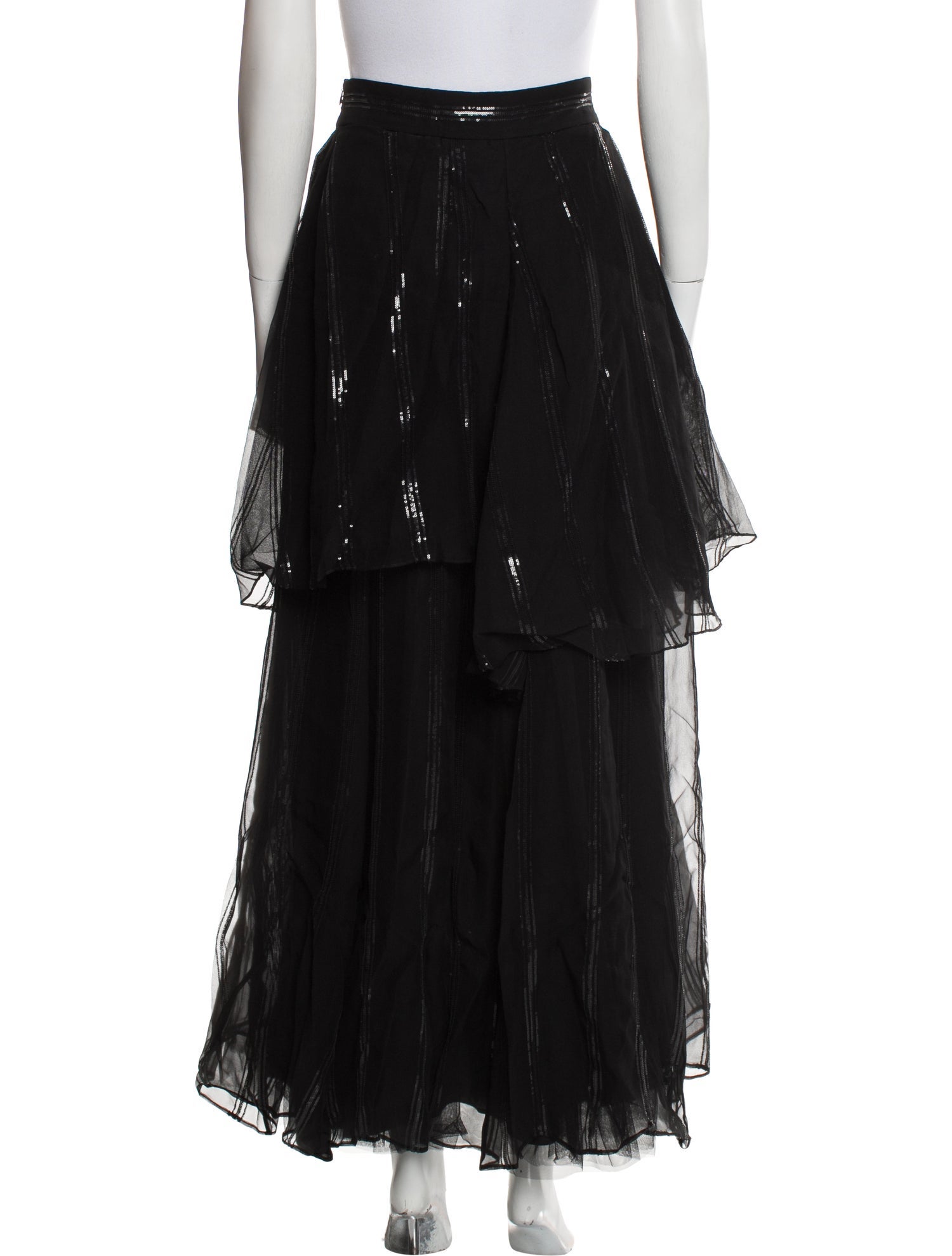 Brunello Cucinelli Silk Long Skirt