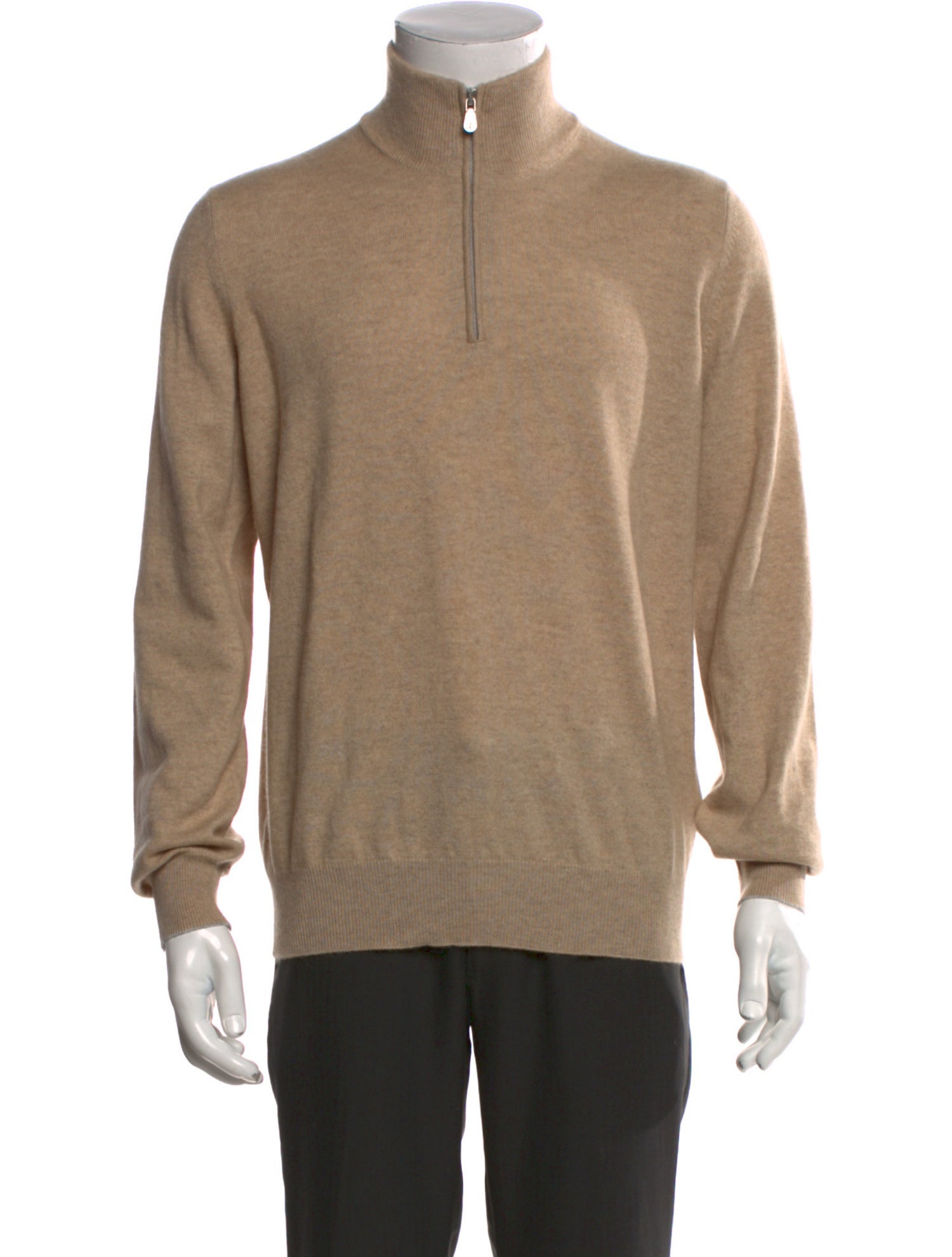 Brunello Cucinelli Cashmere Turtleneck Polo Sweater