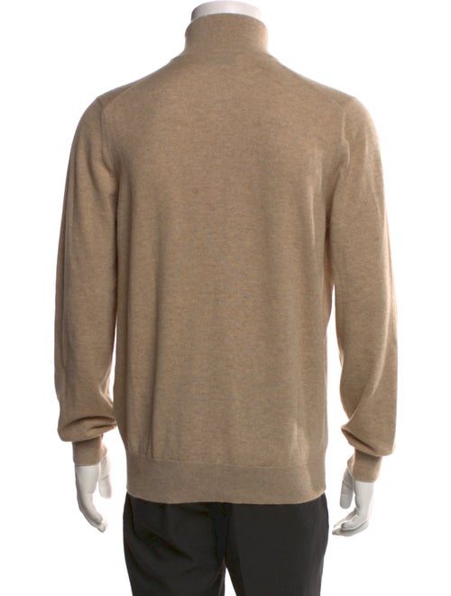 Brunello Cucinelli Cashmere Turtleneck Polo Sweater
