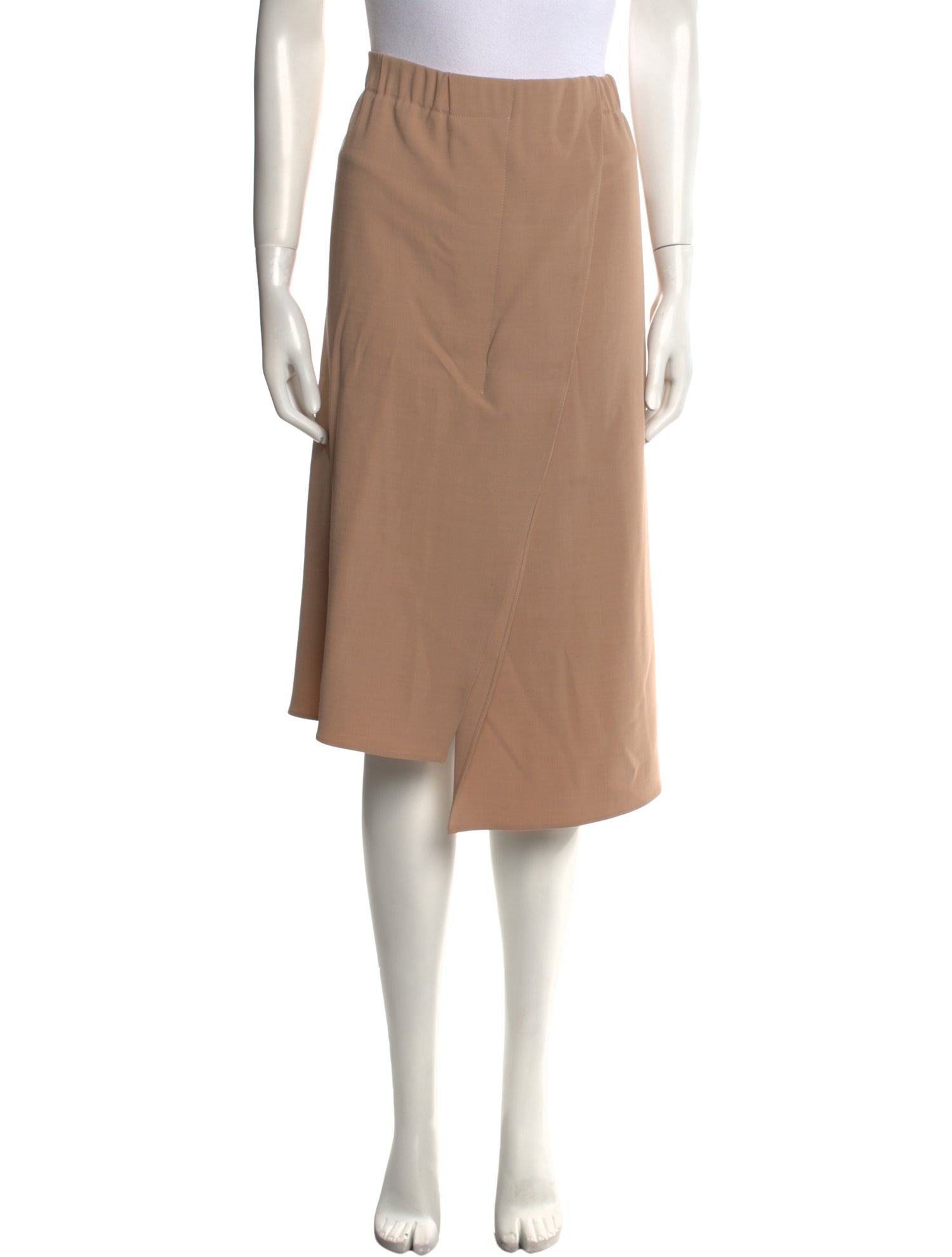 Brunello Cucinelli Virgin Wool Midi Length Skirt