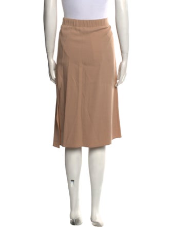 Brunello Cucinelli Virgin Wool Midi Length Skirt