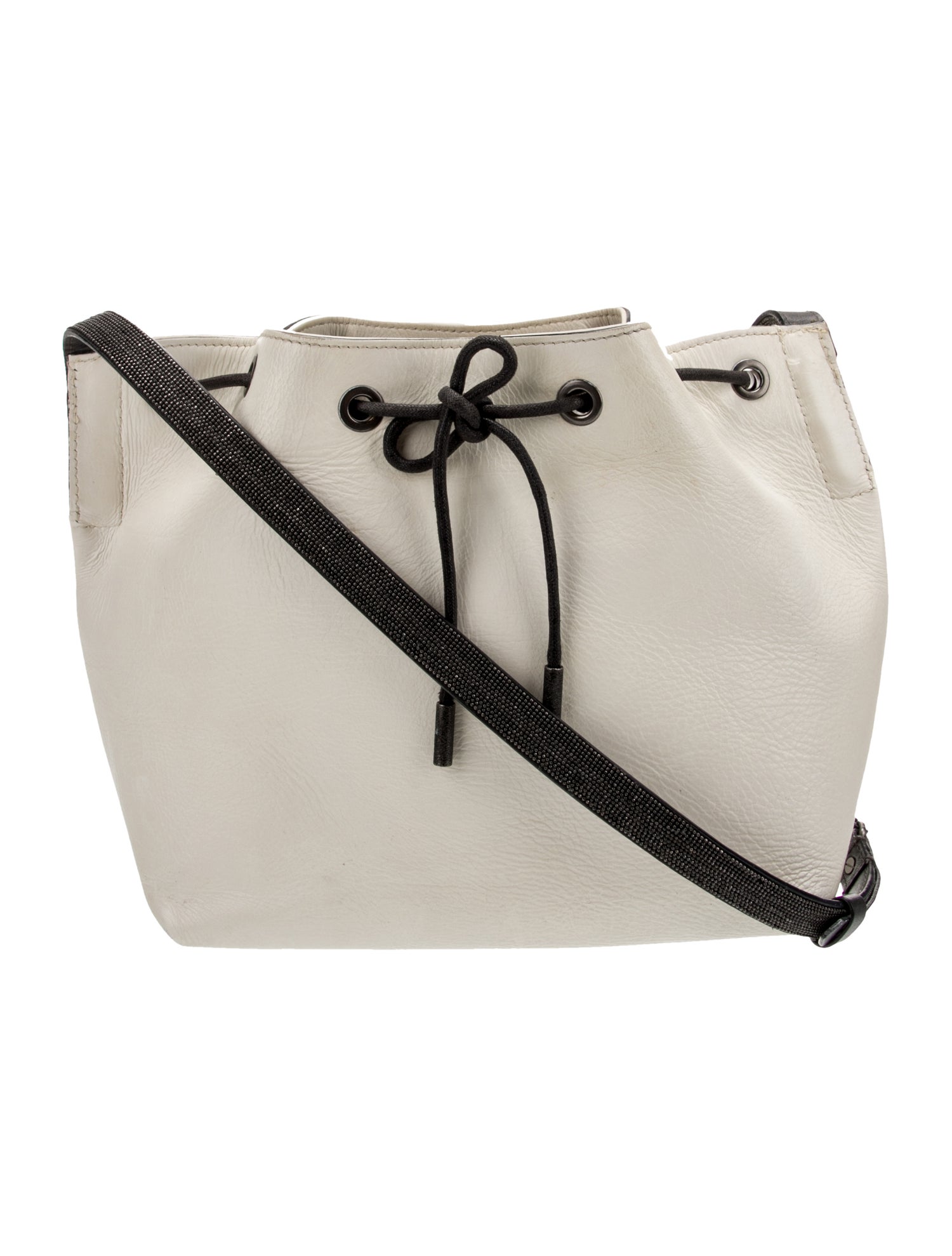 Brunello Cucinelli Leather Bucket Bag