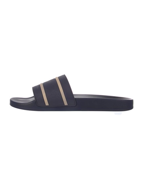 Brunello Cucinelli Rubber Striped Slides