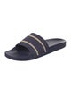 Brunello Cucinelli Rubber Striped Slides