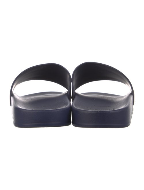 Brunello Cucinelli Rubber Striped Slides