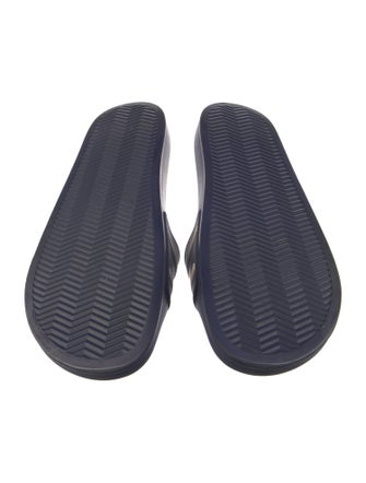 Brunello Cucinelli Rubber Striped Slides