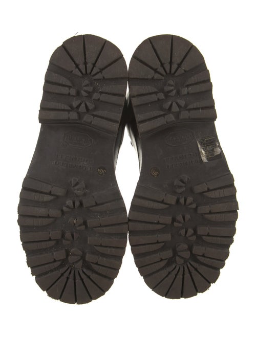 Brunello Cucinelli Monili Leather Combat Boots