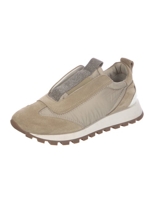 Brunello Cucinelli Monili Suede Sneakers