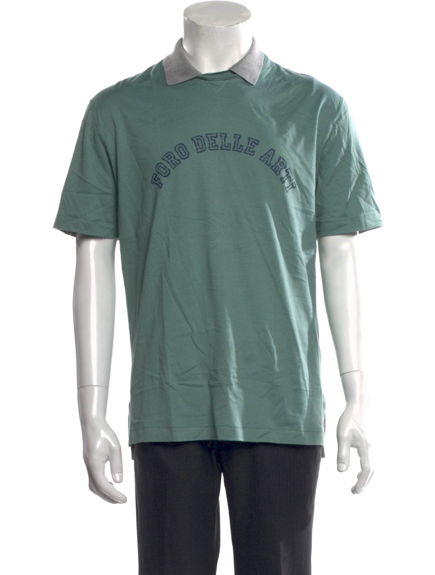 Brunello Cucinelli Collar Short Sleeve Polo Shirt