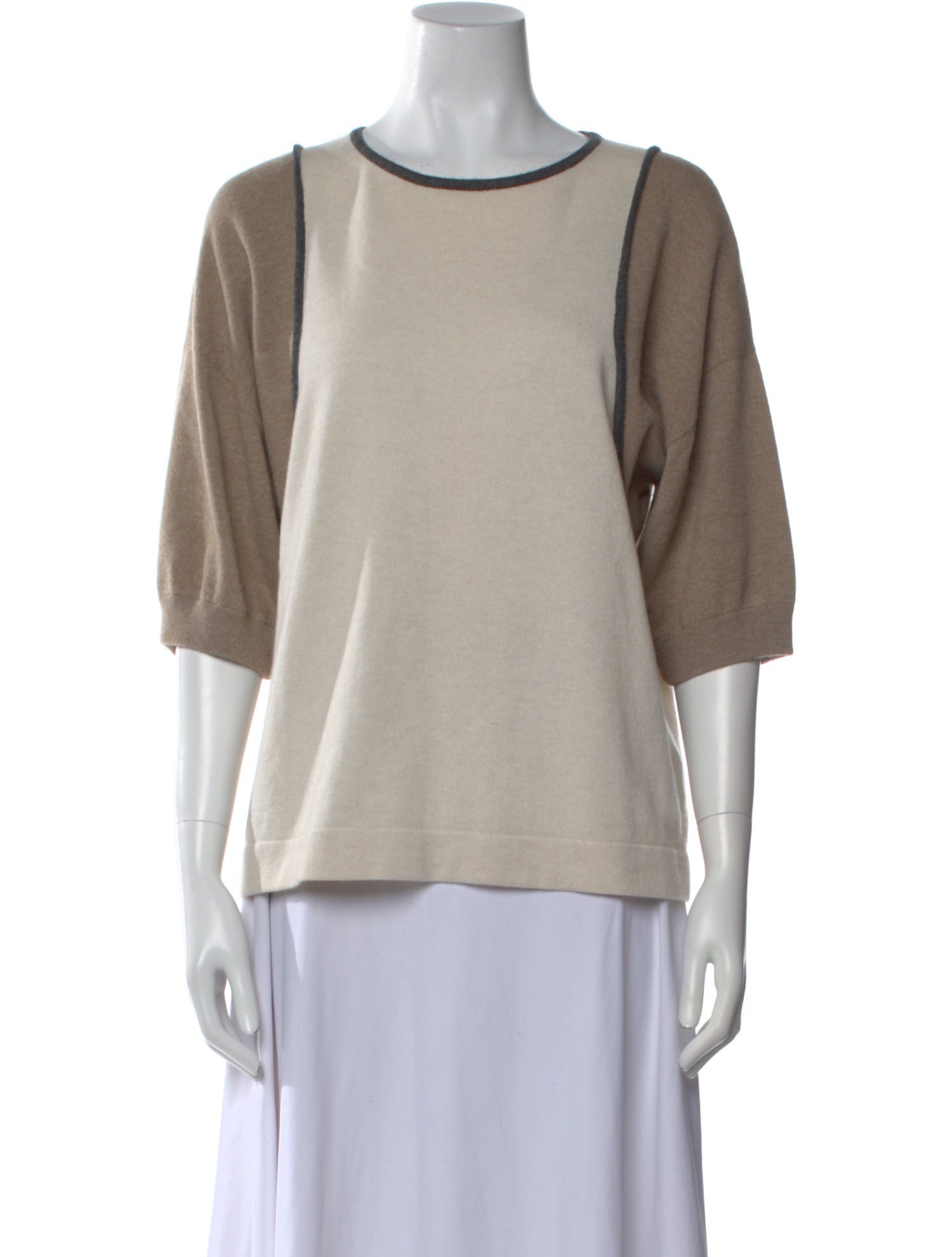 Brunello Cucinelli Cashmere Scoop Neck Sweater
