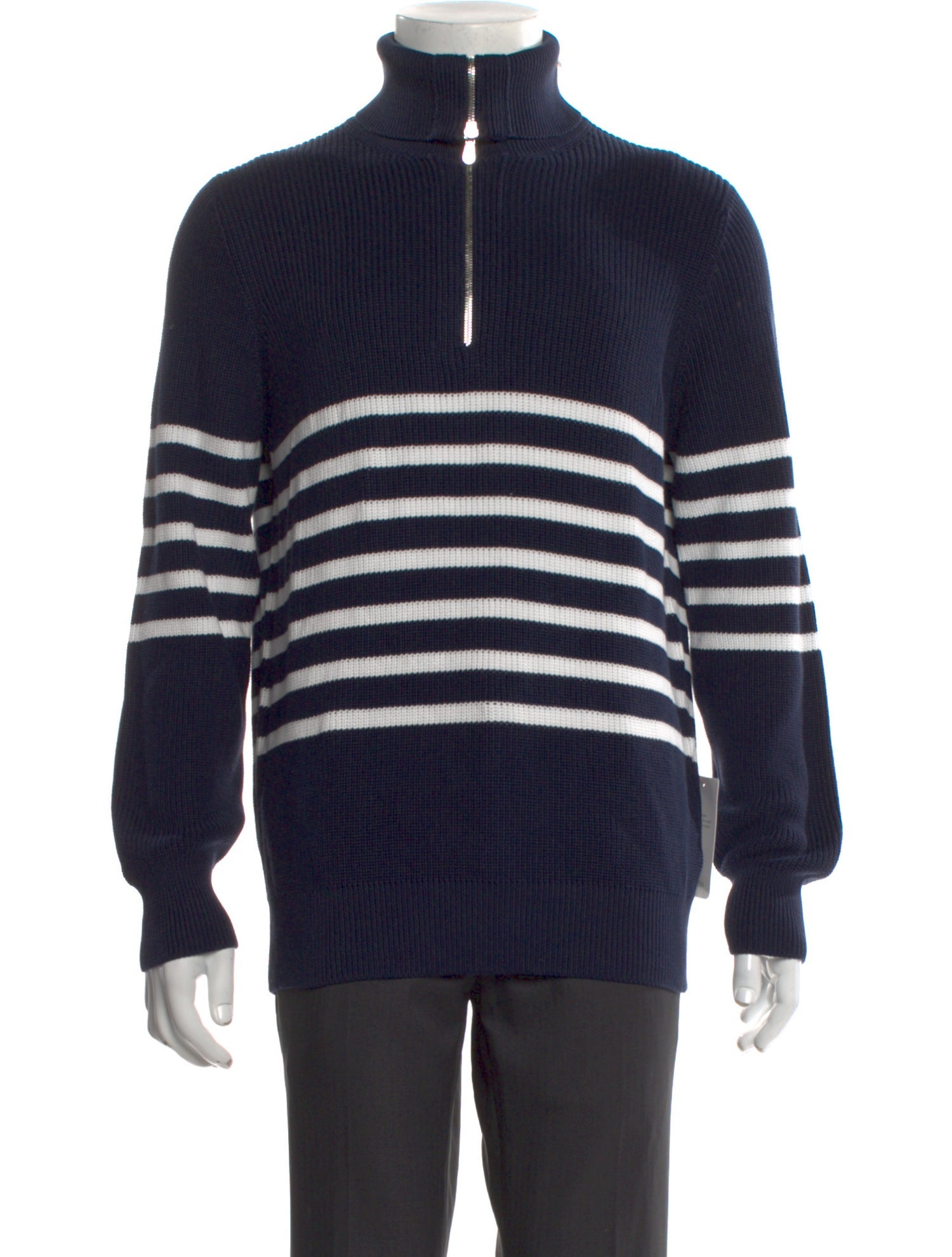 Brunello Cucinelli Monili Turtleneck Polo Sweater