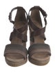 Brunello Cucinelli Monili Leather Espadrilles