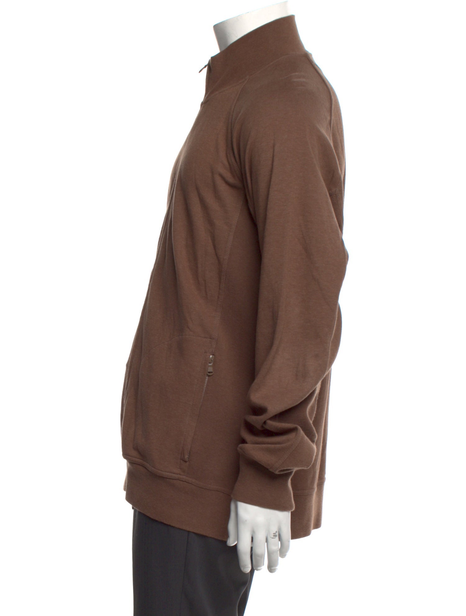 Brunello Cucinelli Mock Neck Long Sleeve Sweatshirt