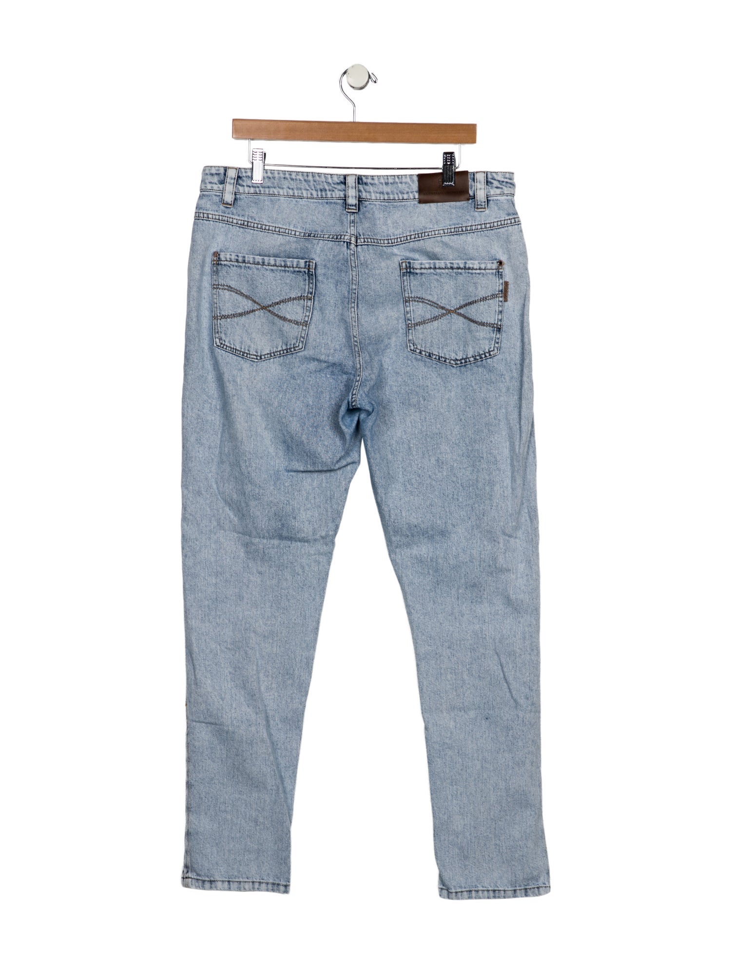 Brunello Cucinelli Mid-Rise Straight Leg Jeans