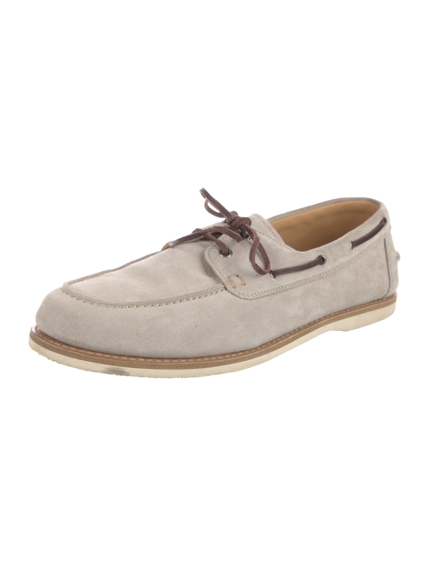 Brunello Cucinelli Suede Derby Shoes