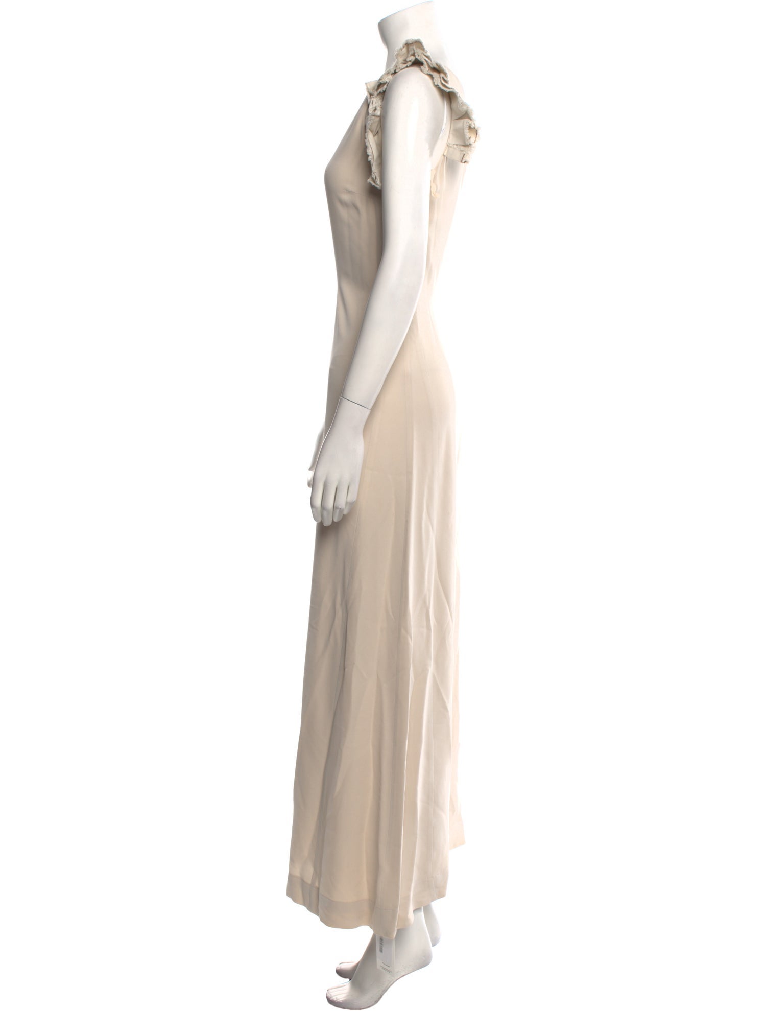 Brunello Cucinelli One-Shoulder Long Dress