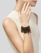 Brunello Cucinelli Coated Hematite Fringe Bracelet