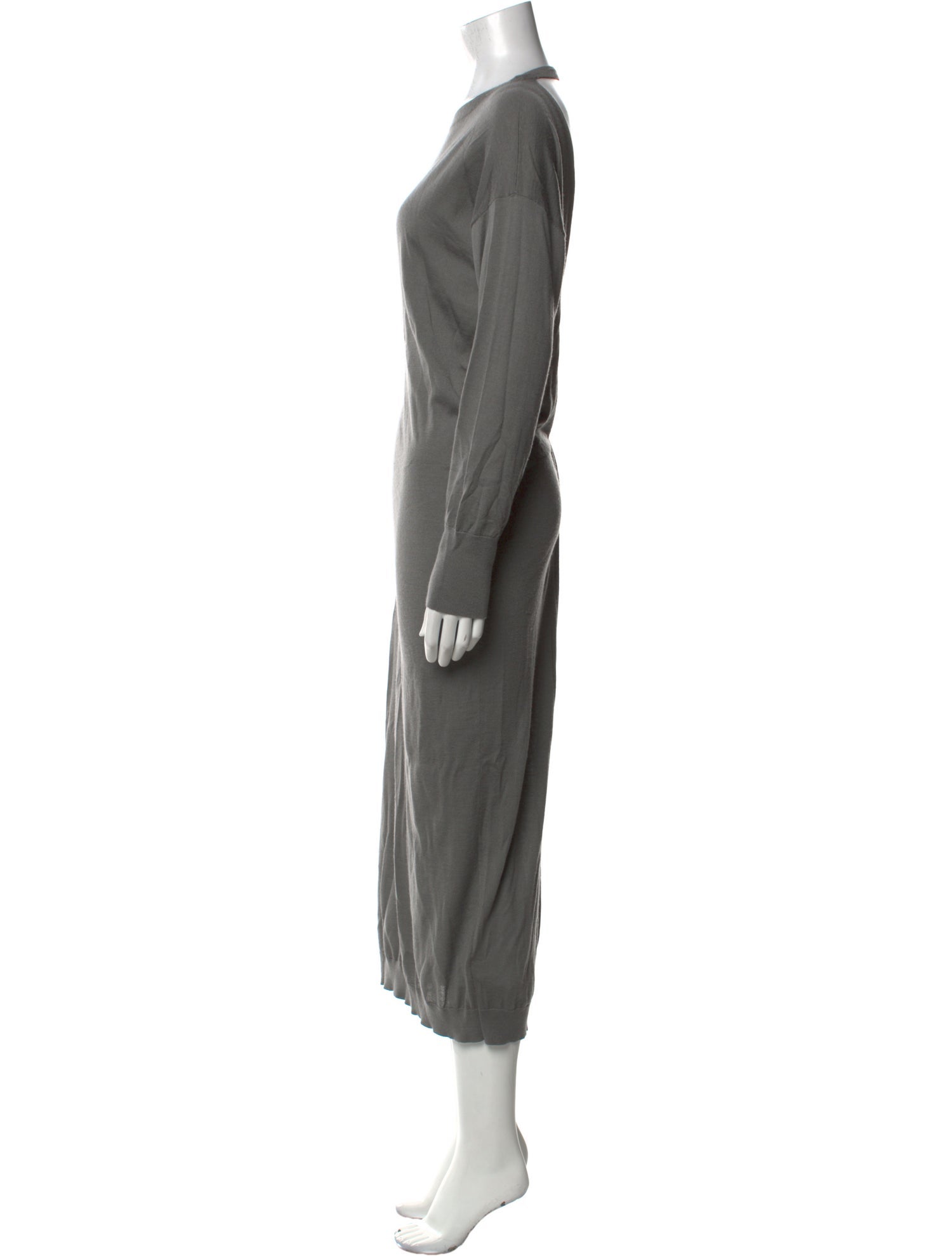 Brunello Cucinelli Cashmere Midi Length Dress
