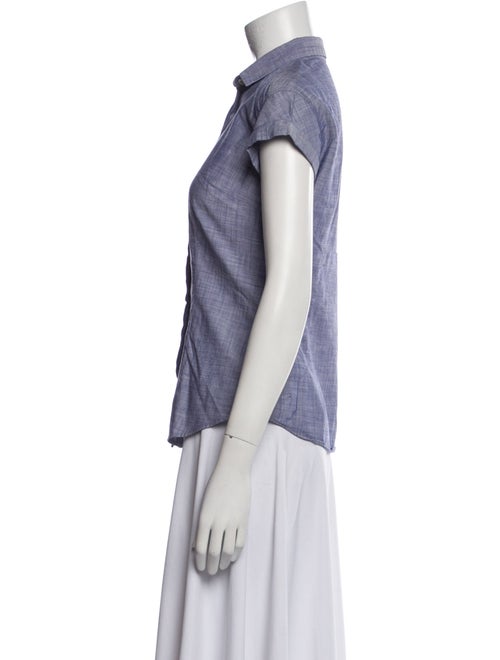 Brunello Cucinelli Short Sleeve Button-Up Top