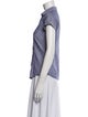 Brunello Cucinelli Short Sleeve Button-Up Top