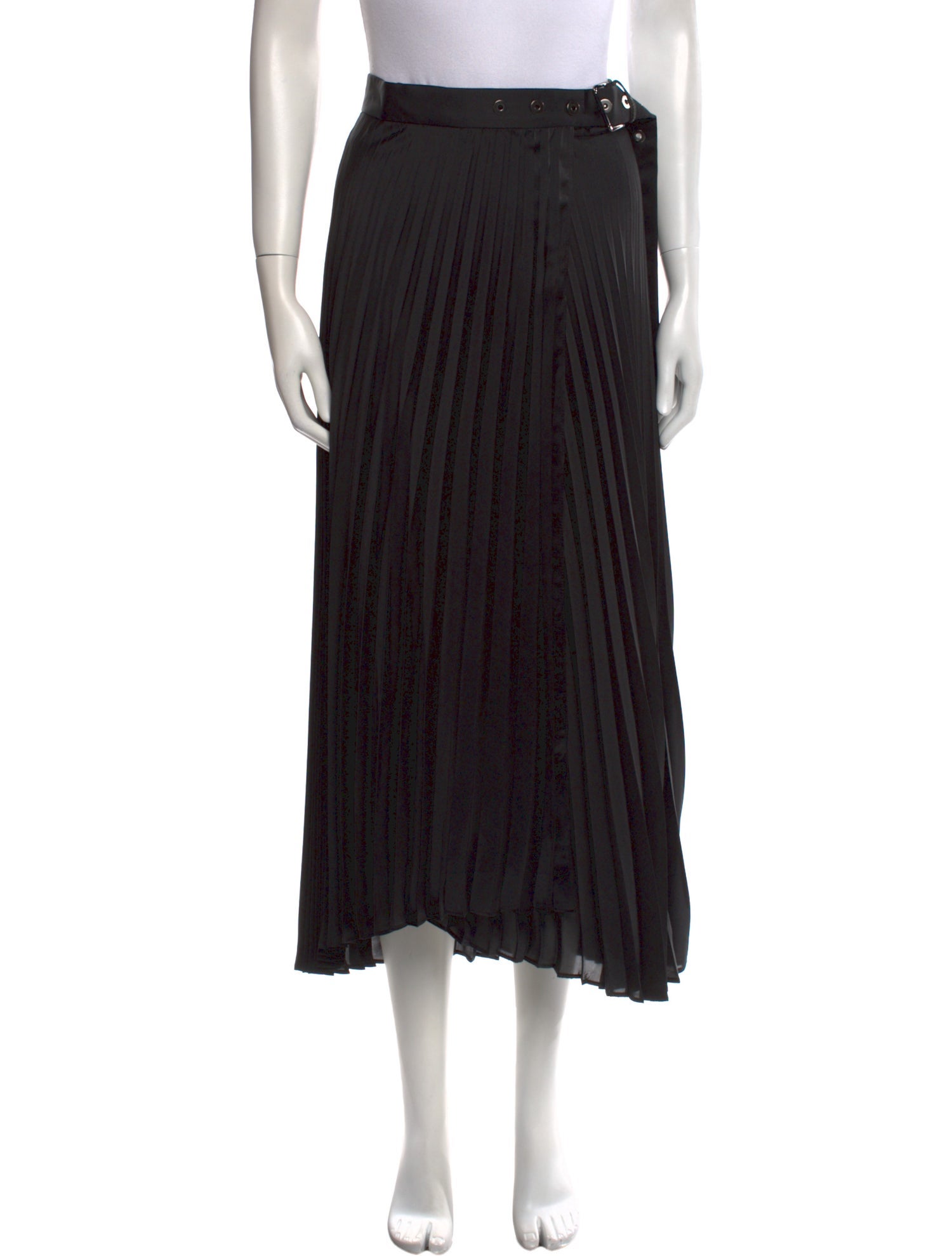 Brunello Cucinelli Pleated Accents Midi Length Skirt