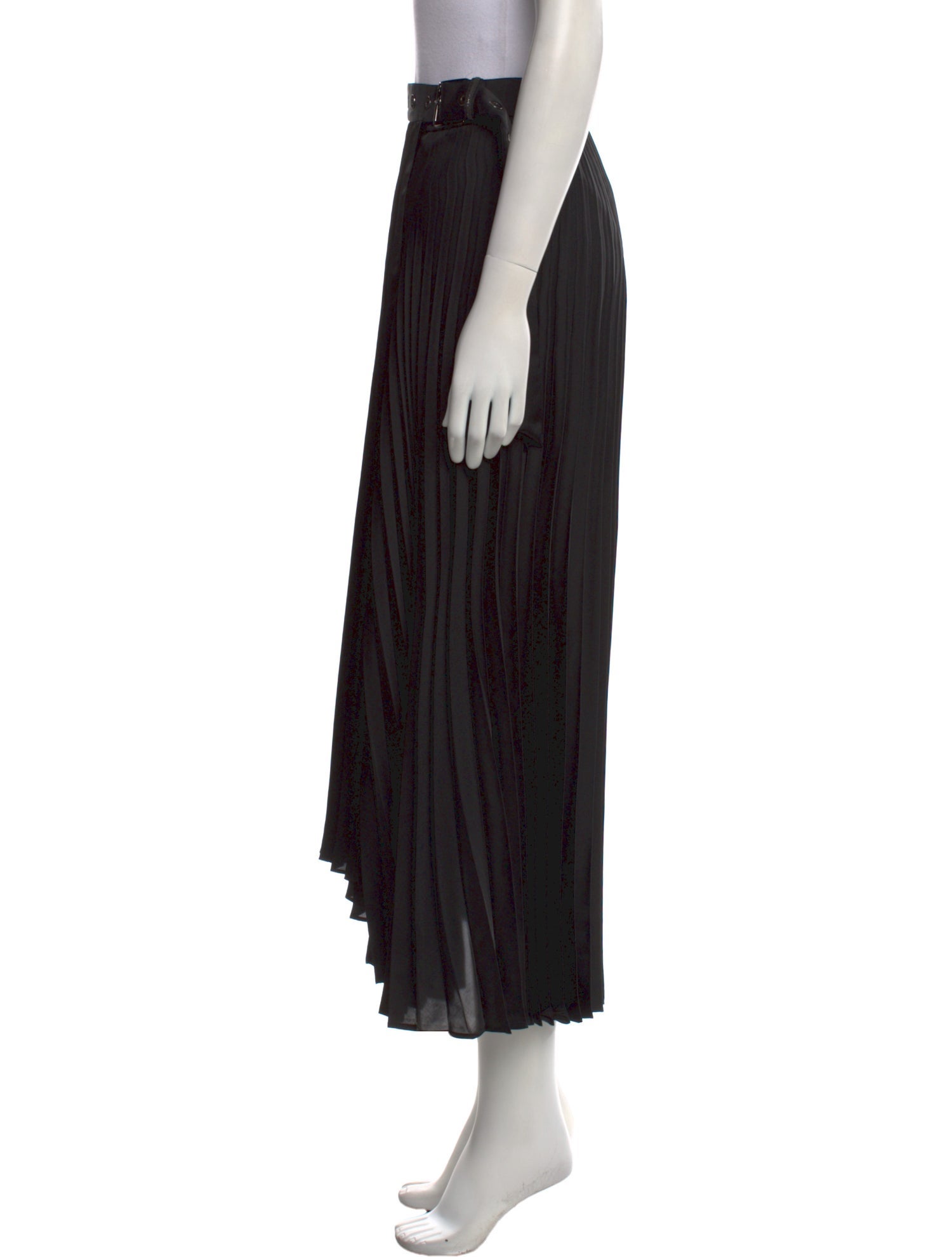 Brunello Cucinelli Pleated Accents Midi Length Skirt