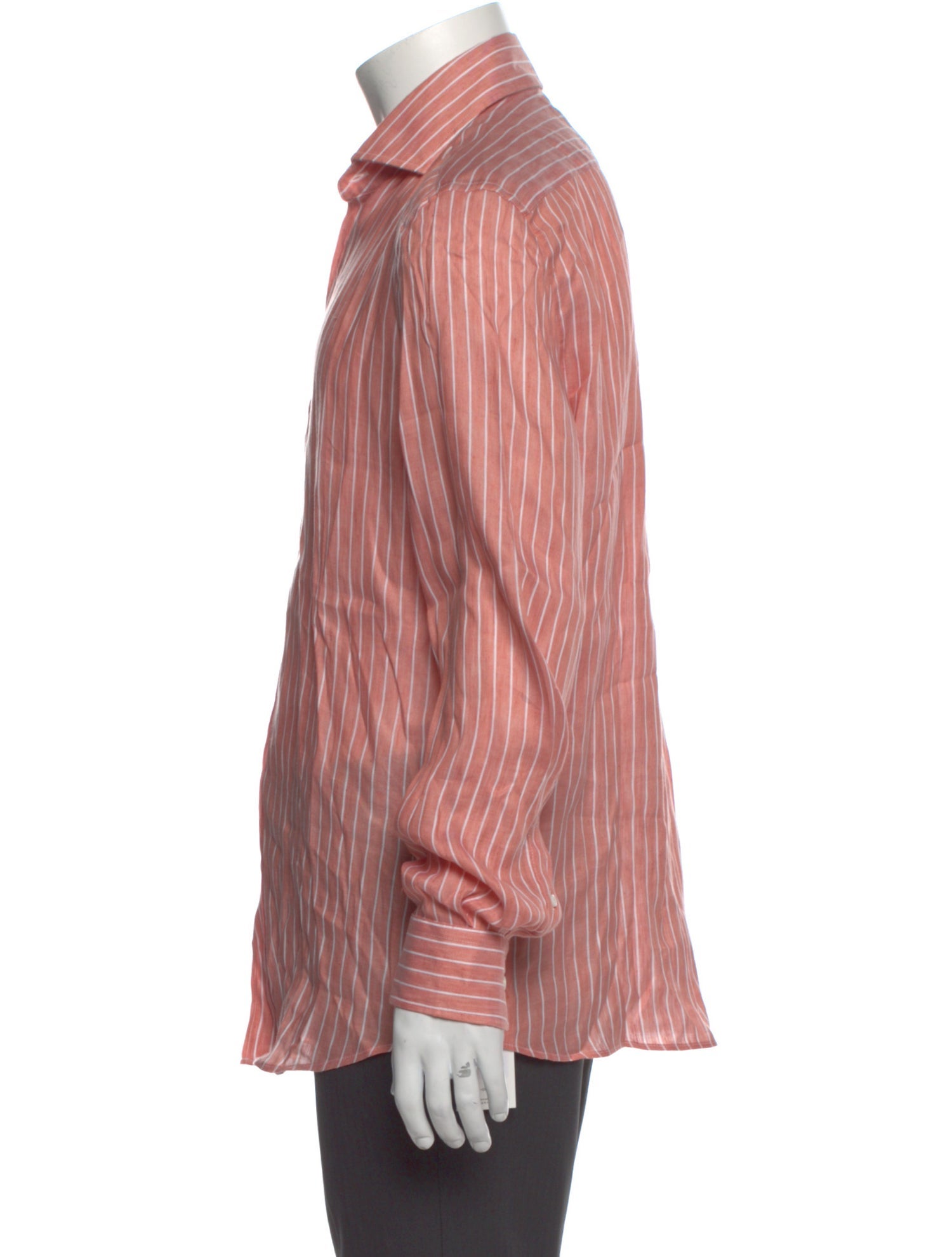 Brunello Cucinelli Linen Striped Shirt