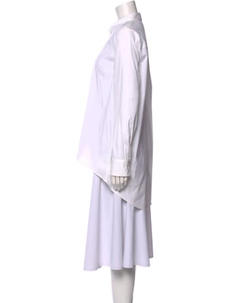 Brunello Cucinelli Long Sleeve Button-Up Top