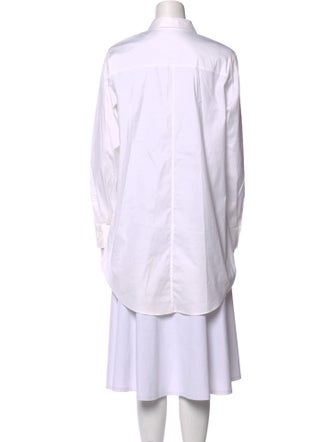 Brunello Cucinelli Long Sleeve Button-Up Top