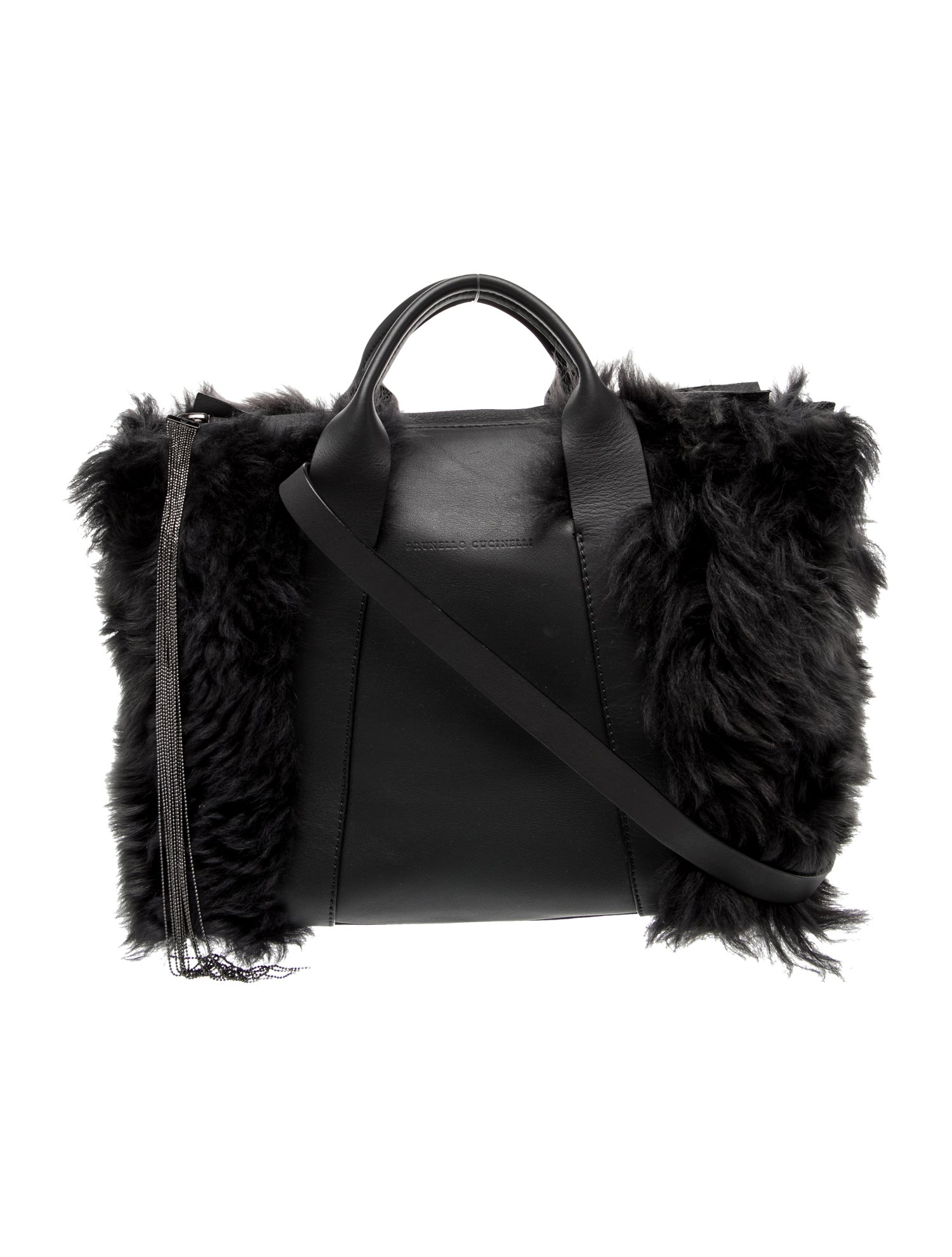 Brunello Cucinelli Leather Top Handle Bag