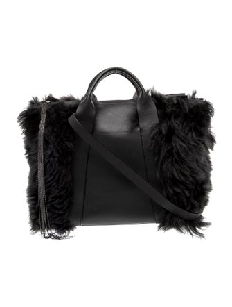 Brunello Cucinelli Leather Top Handle Bag