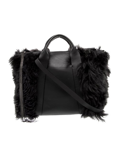 Brunello Cucinelli Leather Top Handle Bag