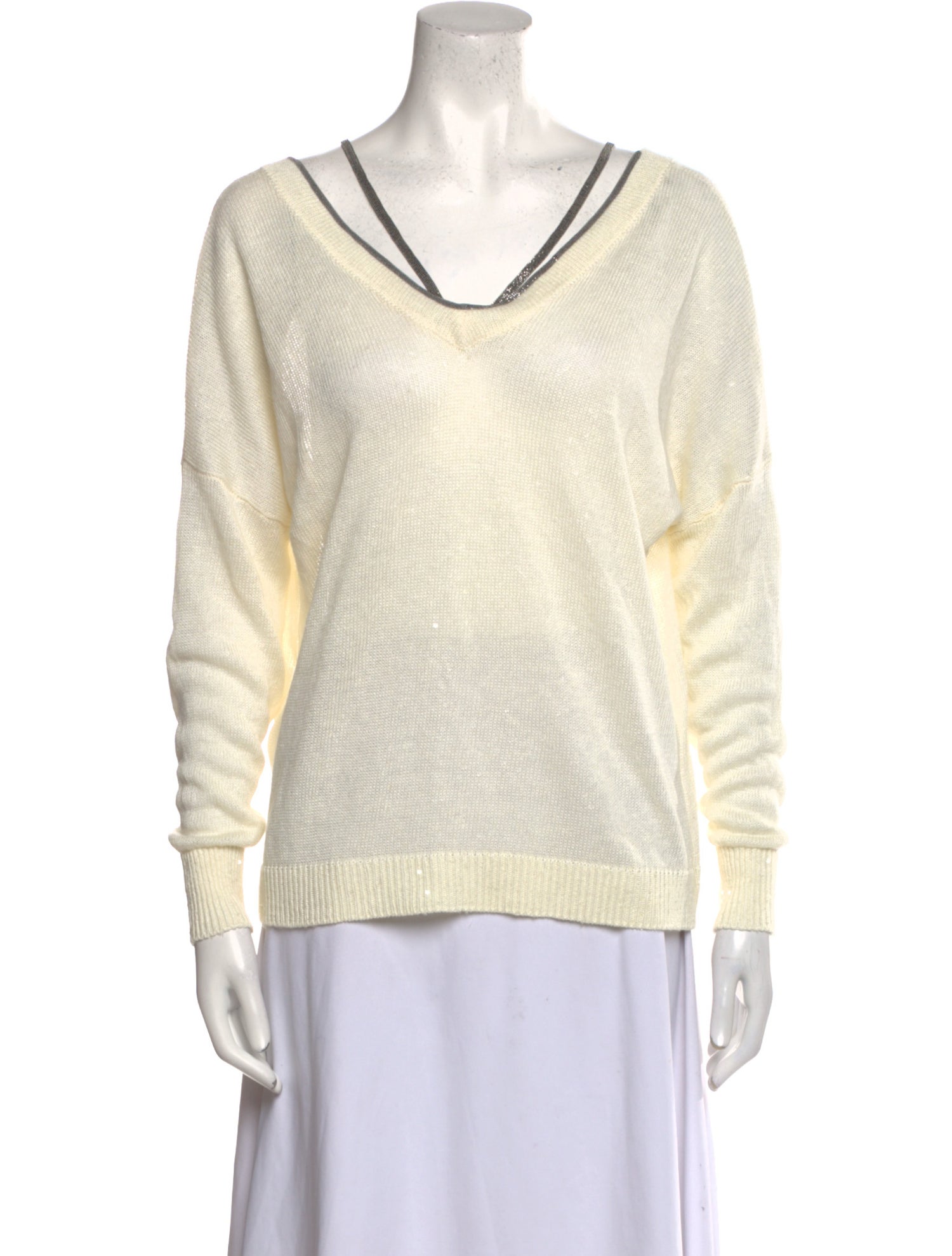 Brunello Cucinelli Cashmere V-Neck Sweater