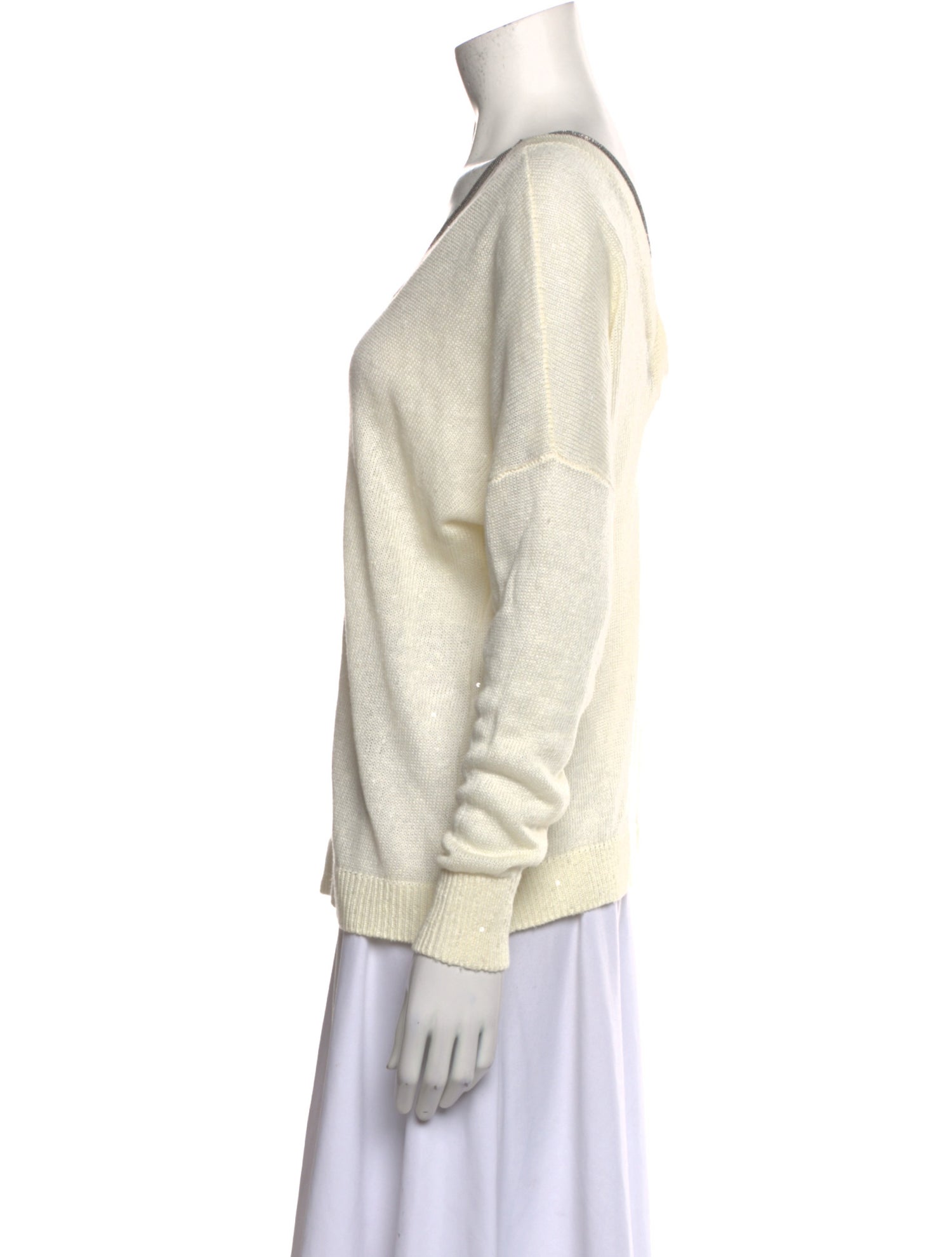Brunello Cucinelli Cashmere V-Neck Sweater
