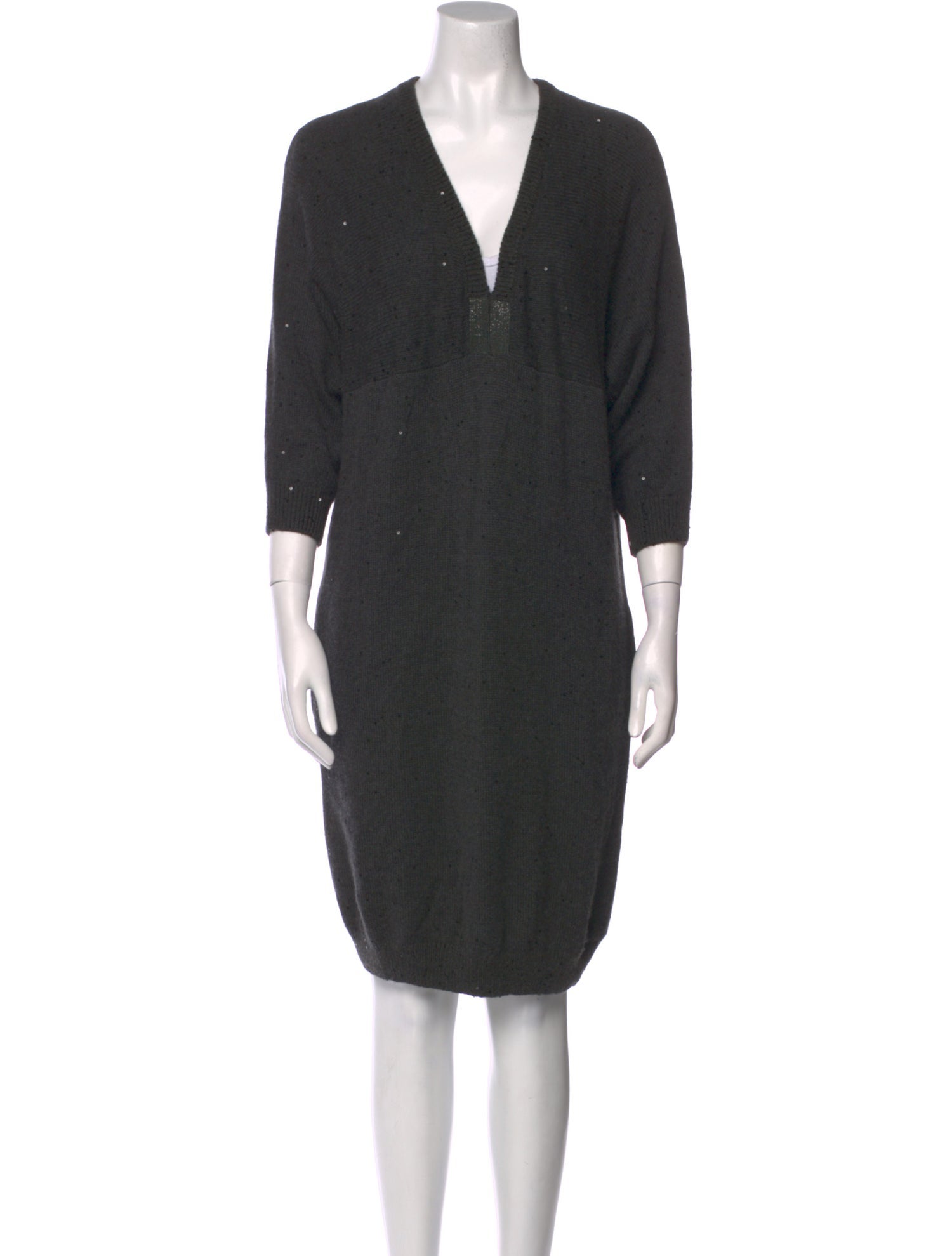 Brunello Cucinelli Cashmere Knee-Length Dress w/ Tags