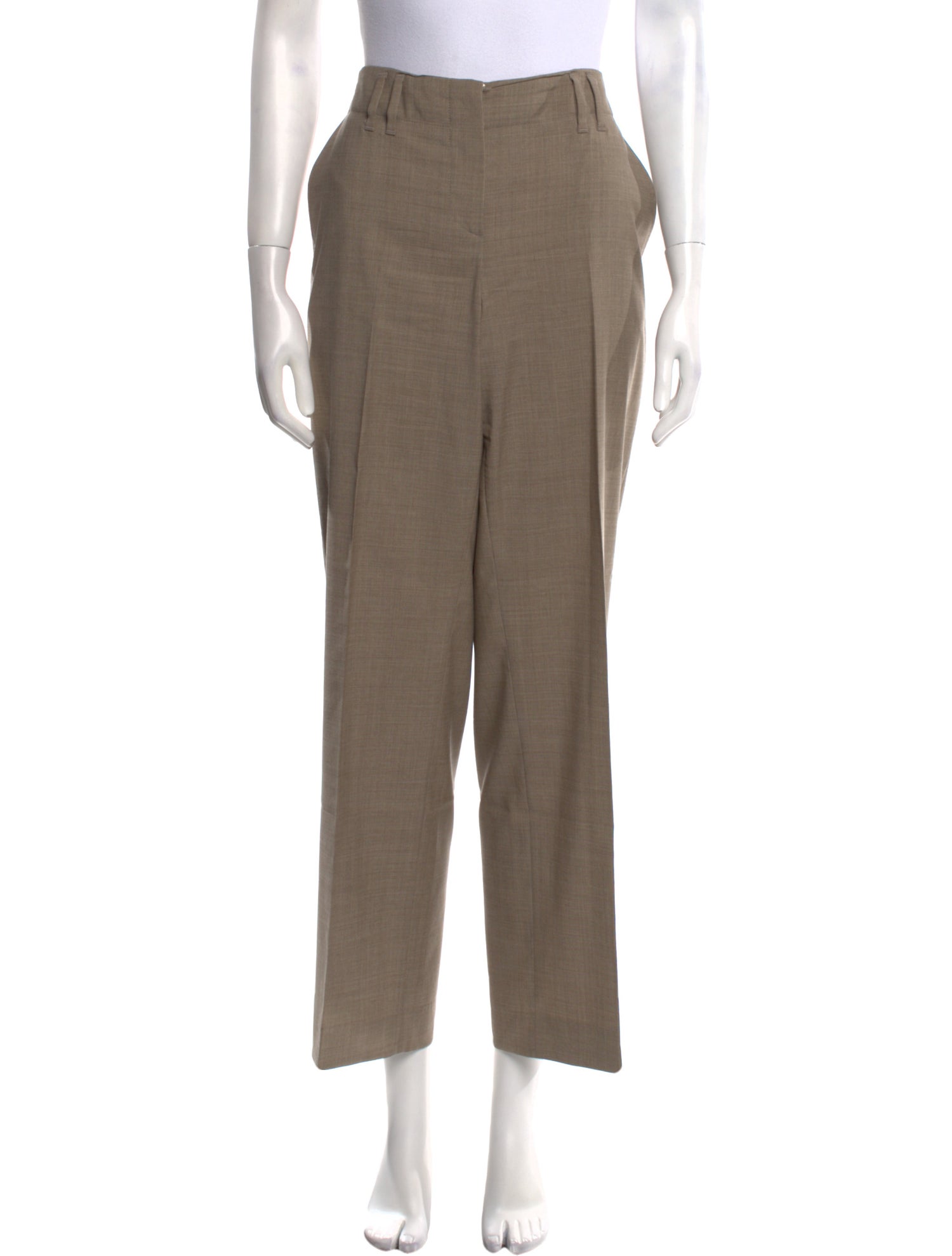 Brunello Cucinelli Virgin Wool Wide Leg Pants
