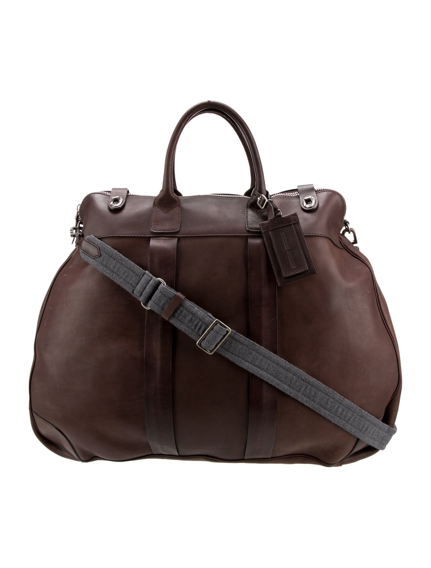 Brunello Cucinelli Leather Travel Bag
