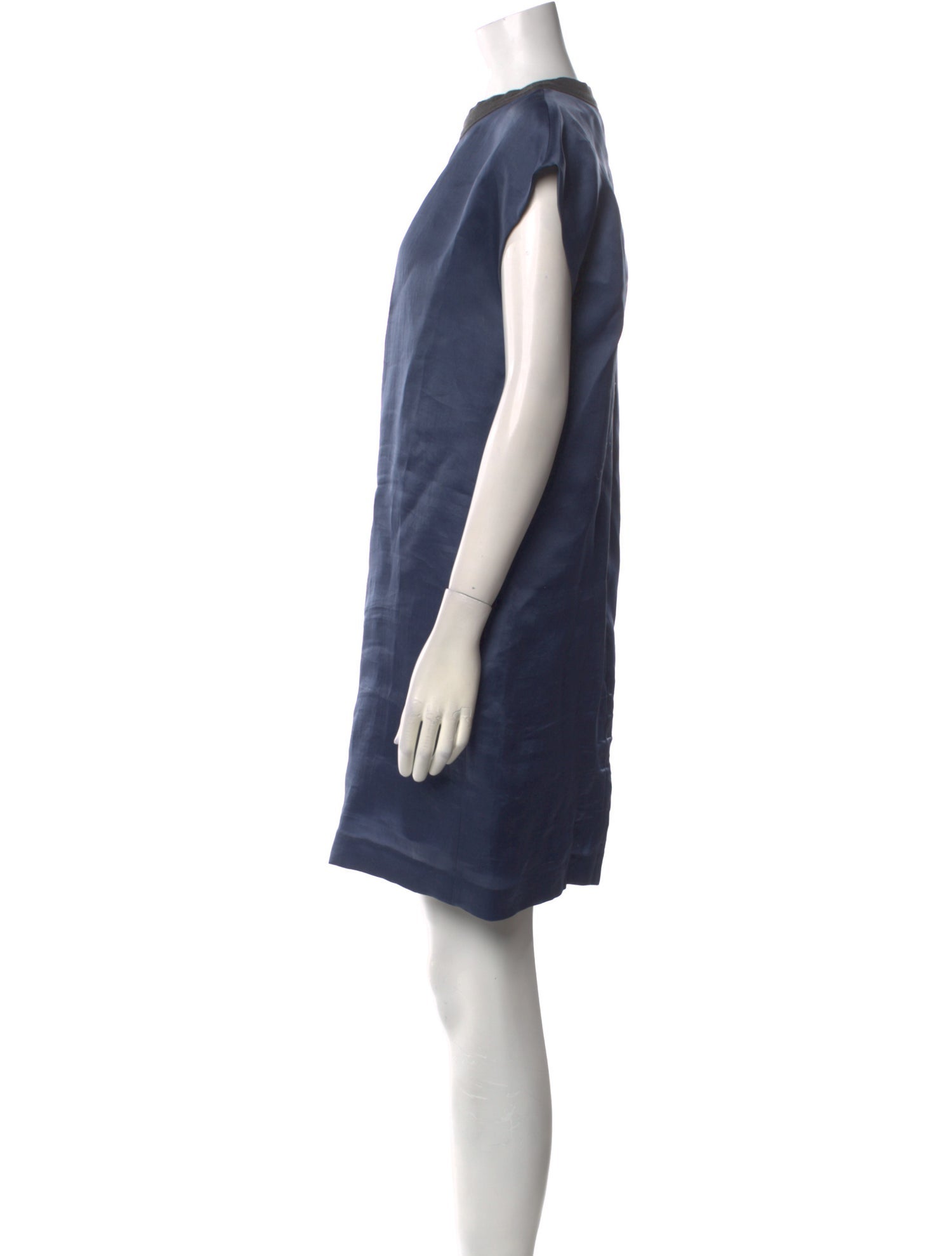Brunello Cucinelli Scoop Neck Mini Dress