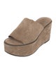 Brunello Cucinelli Monili Suede Slides