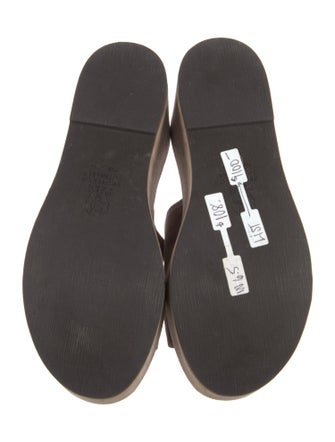 Brunello Cucinelli Monili Suede Slides