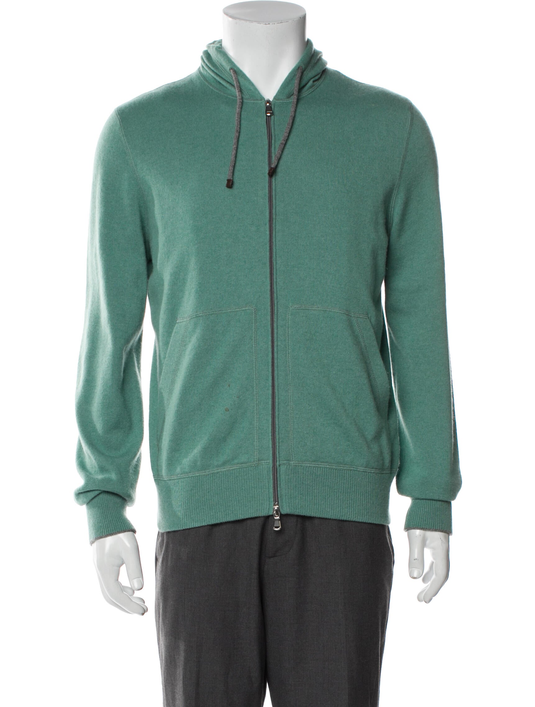 Brunello Cucinelli Cashmere Crew Neck Hoodie