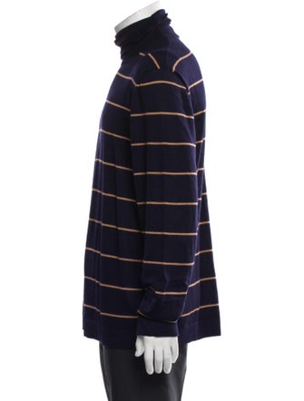 Brunello Cucinelli Striped Turtleneck Pullover