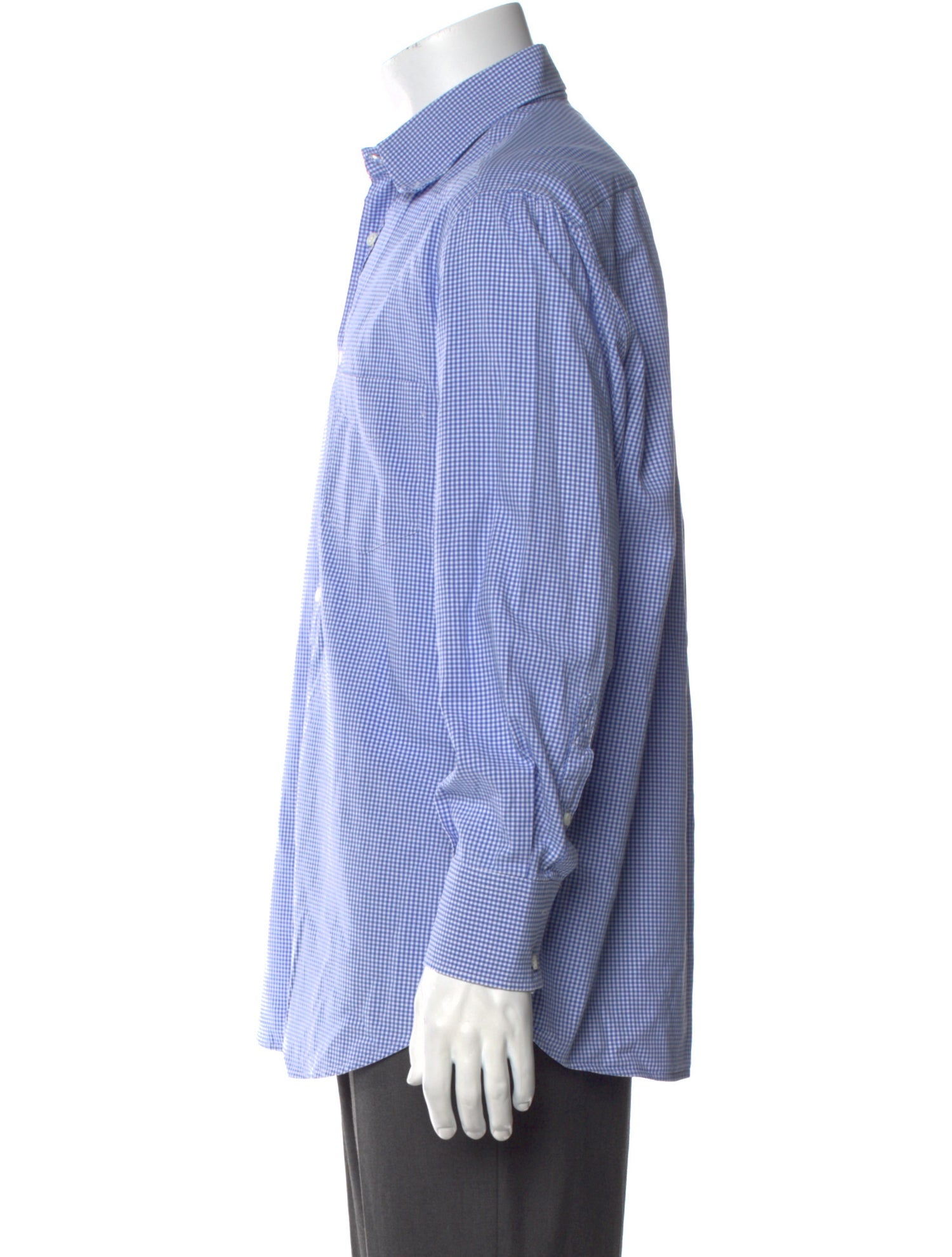 Brunello Cucinelli Plaid Print Long Sleeve Shirt