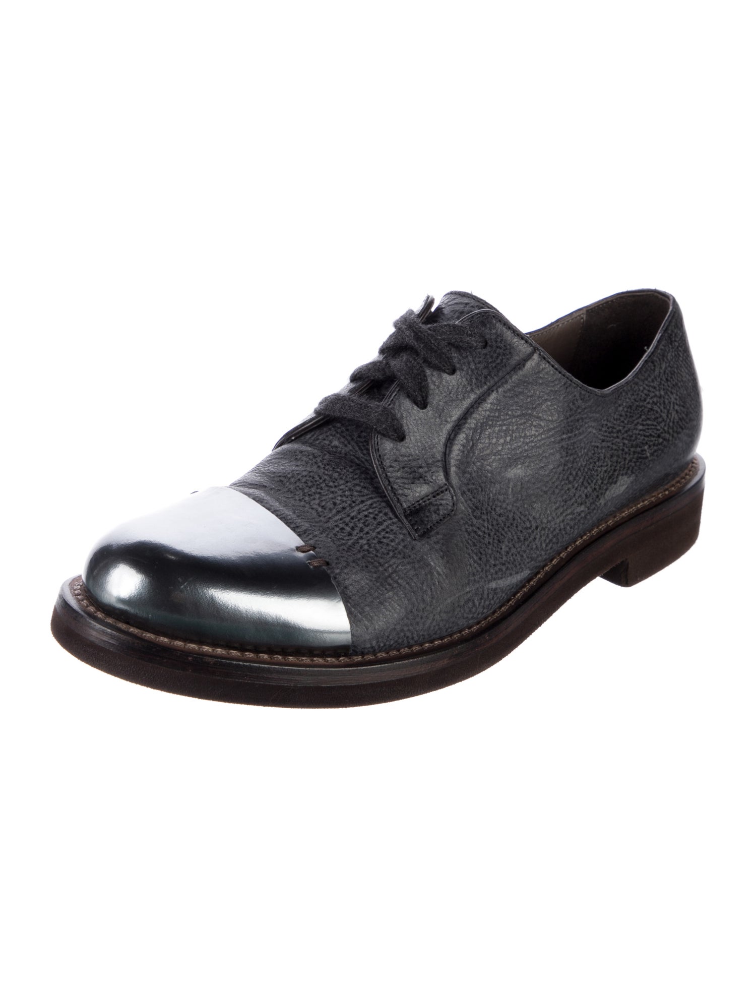 Brunello Cucinelli Leather Oxfords
