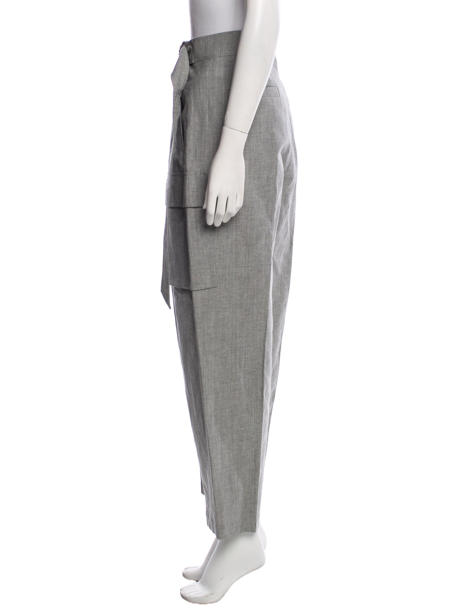 Brunello Cucinelli Virgin Wool Straight Leg Pants