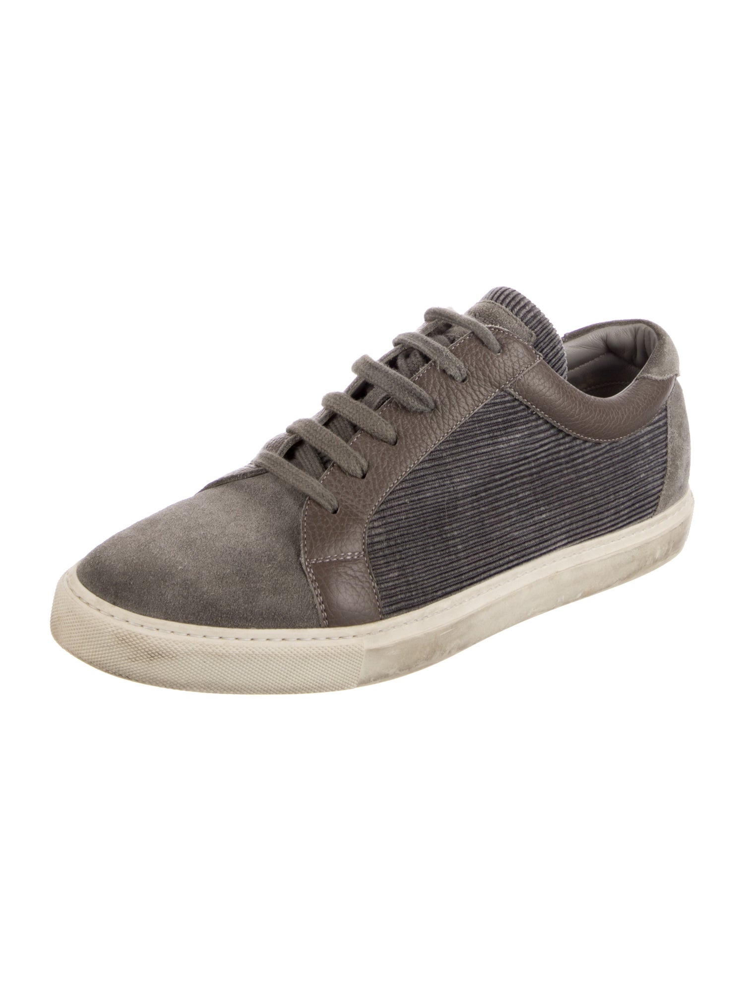 Brunello Cucinelli Suede Printed Sneakers